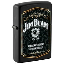 Zippo Jim Beam Black Matte Pocket Lighter