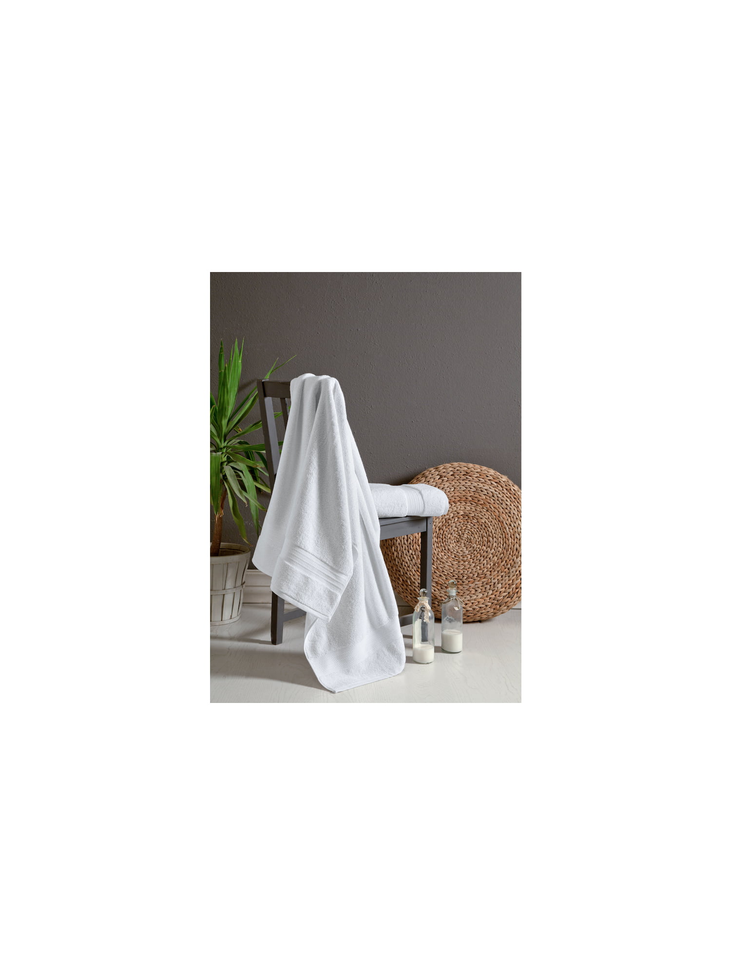 Soft and Thick Oversized Ribbed B Details about   Classic Turkish Towels Luxury Bath Towel Set 