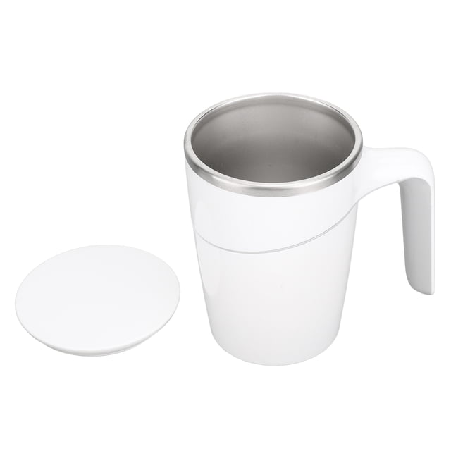 Taza de café, taza de café inoxidable blanca de la taza de café de la taza del acero inoxidable dirigida a medida