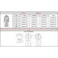 thumbnail image 4 of HBFAGFB Mens Bathrobe Autumn Winter Flannel Pajamas Loose Thick Nightgown Lounging Suits Grey Size L, 4 of 4