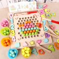 thumbnail image 1 of Número de rompecabezas Montessori juguete de pesca magnética para de clasificación de forma de de para Hugo Juego de cuentas de madera para niños, 1 of 10