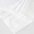 thumbnail image 4 of Superior Cotton 6 Piece Assorted Solid and Marble Towel Set, White, 4 of 8