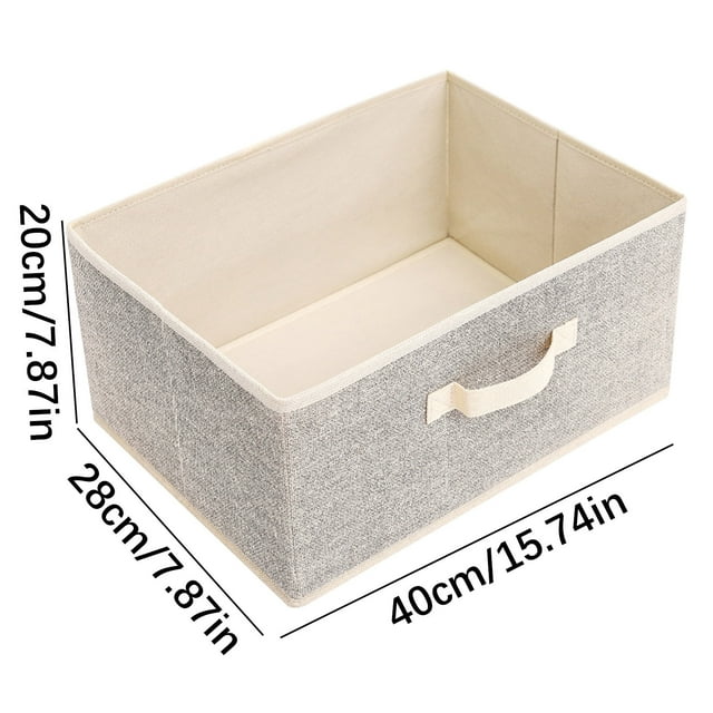 Photo Storage Box Storage Box for Clothing and Sundries Household Items Fabric Desktop Toy Storage Box Storage for Toys