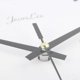 thumbnail image 2 of Wall clock quartz analog silent plastic yellow, 2 of 4