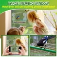 thumbnail image 3 of Window Bird Feeder with Strong Suction Cups - Clear Acrylic Removable Seed Tray with Drain Holes - Up-Close Outdoor Bird Watching - Keeps Nuts & Seeds Fresh and Dry, 3 of 9