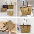 thumbnail image 4 of Women's PVC Geometric Soft Flap Shoulder Bag with Zipper Closure Model 18044284G, 4 of 10