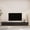 Black + MDF, variant on Modern TV Stand with LED Lights , Entertainment Center Wooden TV Stand, TV Stand Desk Media Cabinet with Storage for Living Room Bedroom
