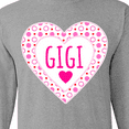 thumbnail image 4 of Inktastic Gigi Pink Valentine Hearts Long Sleeve T-Shirt, 4 of 5