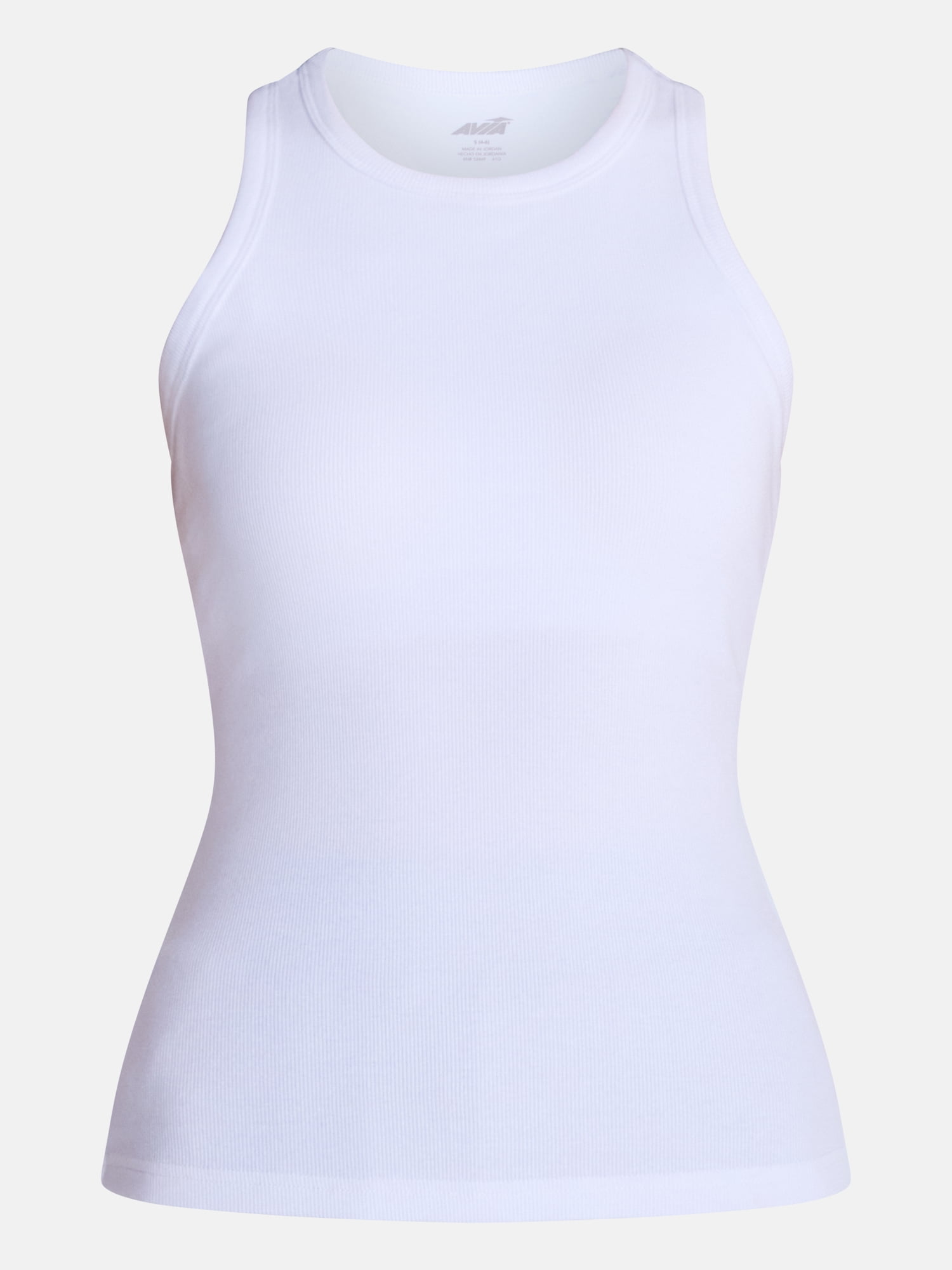 Avia Women's and Women's Plus Ribbed Tank Top, Sizes XS-4X