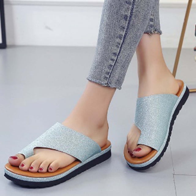 Nuevos zapatos de mujer de talla grande de verano, pantuflas de cuero, sandalias huecas Wmkox8yii hj789