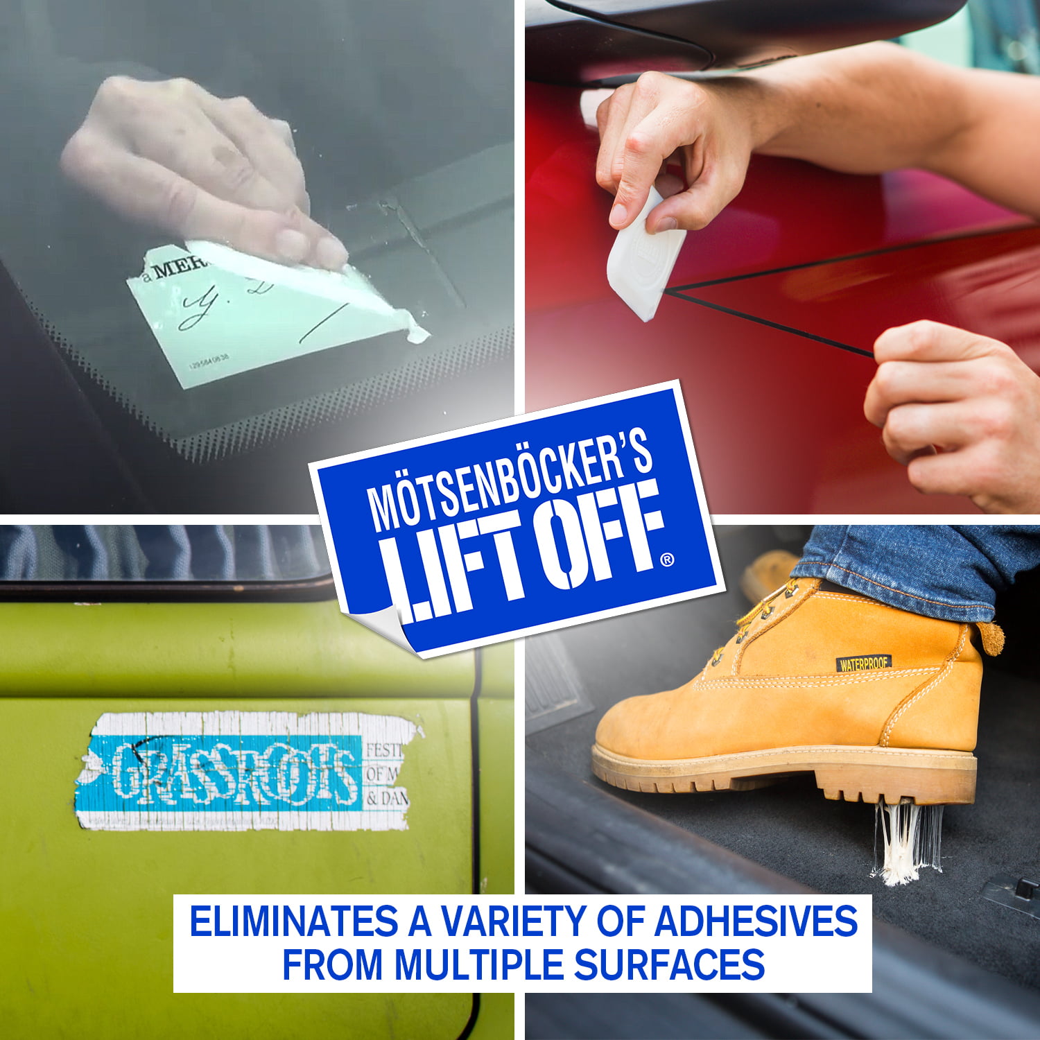 Lift Off Sticker, Tape, & Adhesive Remover 12oz – Stoner Car Care