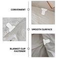 thumbnail image 6 of WORGEOUS  4 Pcs Bed Linen Fixing Clips Blanket Fasteners Quilt, 6 of 8
