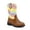 Rainbow Brown, variant on Sparkly Girls Cowgirl Boots Unisex Child Mid Calf Glitter Toddler Cowboy Boot Little Big Kids Western Riding Shoes