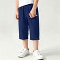 thumbnail image 5 of LvhaoGJOB Kids' Casual Pants - Soft, Elastic Waist & Pockets - Navy 11-12 Years, 5 of 5