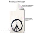 thumbnail image 4 of DistinctInk Custom SKIN / DECAL compatible with OtterBox Defender for iPhone 11 Pro MAX (6.5" Screen) - Paris Peace Symbol - Show Your Love of Paris, 4 of 5