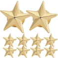 thumbnail image 1 of 10 broches de estrella de cobre para el Día de los Caídos, con forma de estrella, para solapa., 1 of 6