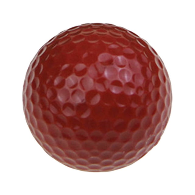 Soidarity 10 piezas 1 juego de pelotas de golf pequeño entrenamiento accesorio de golf práctica pelota flotante para entrenadores practicantes Golf rojo