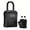 black, variant on Maspost Wall Mounted Lock Box, Portable 4-Digit Password Safe for Spare Key Storage, Black, 1 Pack