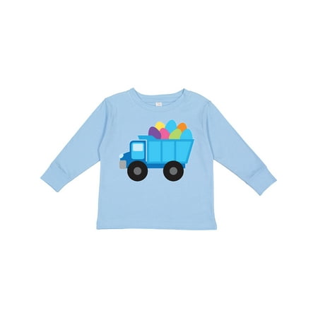

Inktastic Easter Egg Truck Boys Gift Toddler Boy Girl Long Sleeve T-Shirt