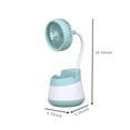 thumbnail image 3 of Fans for Home,Desktop Fan with Pencil Storage, Cute Small Fan and Organizer for Home and Office Desk, 3 of 6