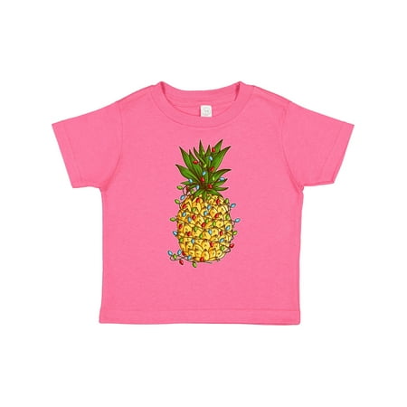 

Inktastic Christmas Lights Wrapped Around a Pineapple Gift Toddler Boy or Toddler Girl T-Shirt
