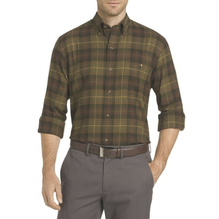 Men's Saranac Flannel Long-Sleeve Button-Down