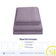 thumbnail image 4 of Sábanas de la colección Sweet Home Supreme Queen Plum, 4 of 6