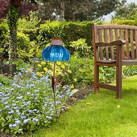 Coneflower Bird Feeder Iron Standing Bird Feeder Backyard Flower Pole