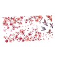 thumbnail image 3 of Pegatinas para ventanas,Pegatinas para ventana con flores,ramas y pájaros,Calcomanías anticolisión para ventanas con diseño de pájaros y flores,Calcomanías de pared con ramas de árboles, 3 of 10