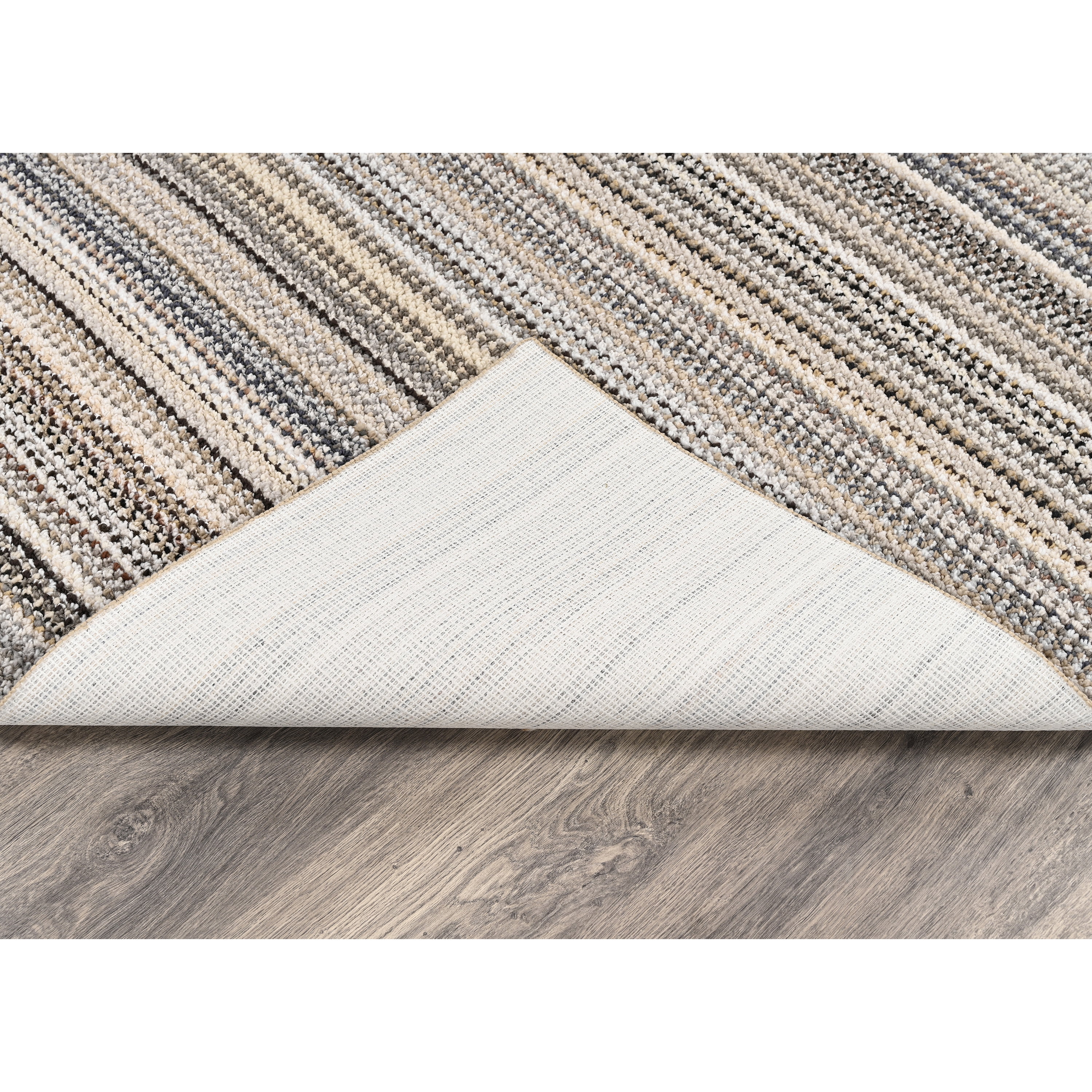 (4 pack) Mainstays Carnival Stripe Polypropylene Assorted Earth Tones Indoor Area Rug, 3' x 5'
