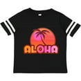 thumbnail image 3 of Inktastic Pink Aloha Palm Girls Toddler T-Shirt, 3 of 5