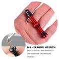 thumbnail image 3 of Soimiss Aluminum Tire Air Valve Stem Cover for Bike Tubeless Tires Easy to Install Red, 3 of 8