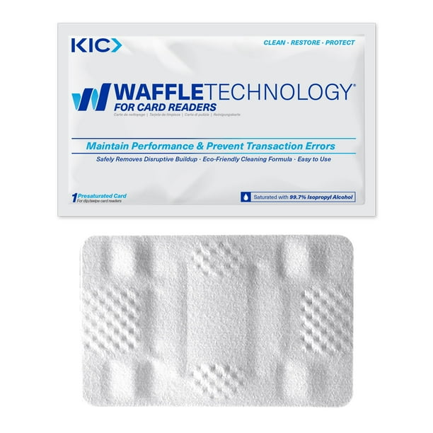 Tarjetas de limpieza Waffletechnology® para lector de tarjetas (40 tarjetas)