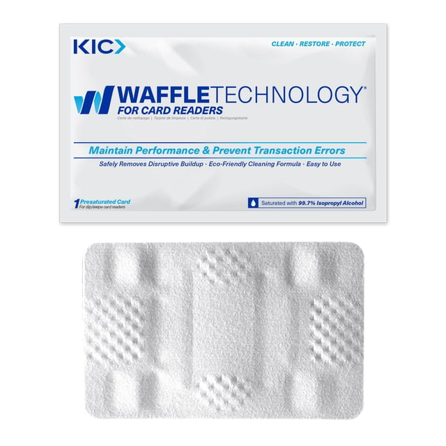Tarjetas de limpieza Waffletechnology® para lector de tarjetas (40 tarjetas)