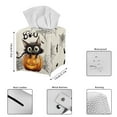 thumbnail image 3 of Psesaysky Square Tissue Box Cover PU Leather, Kawaii Cat Pumpkin Waterproof Car Tissue Holder Storage for Bathroom Vanity, Countertops, Dressers, Night Stand, Parlors and Offices, 3 of 7