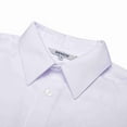 thumbnail image 2 of Bienzoe Boy's School Uniform Short Sleeve Oxford Shirt 2Pcs Pack White 8, 2 of 9