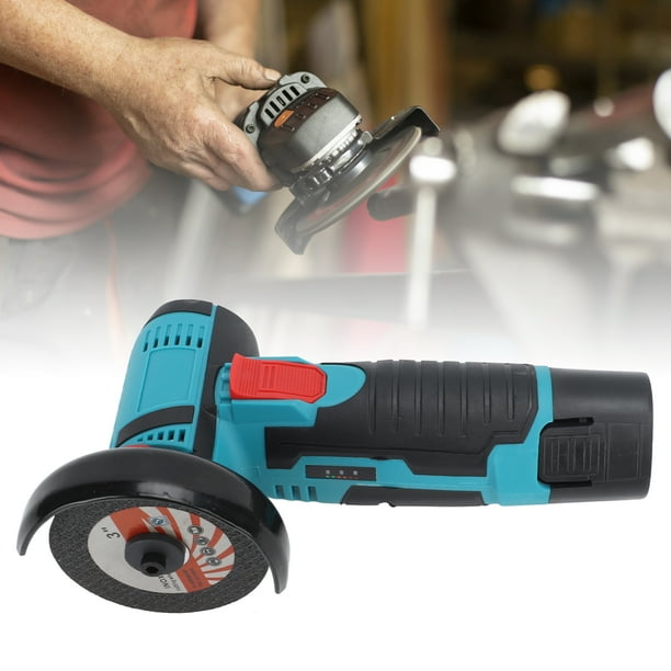 Amoladora angular eléctrica de 12V 19500rpm cepillo amoladora sin cable amoladora angular con 2 muelas abrasivas amoladora de mano herramientas eléctricas para el corte de ANGGREK Otros