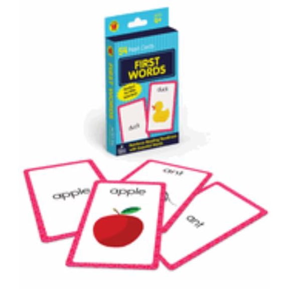 Pre-Owned Brighter Child First Words Flash Cards Grade PK-1 (54 cards)
