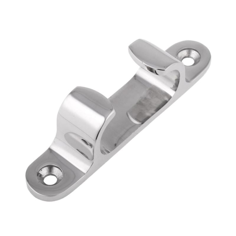 2pcs 100mm Stainless Steel Straight Bow Chock Fairlead Boat Rope Line Cleat 