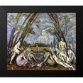 thumbnail image 2 of Cezanne, Paul 13x12 Black Modern Framed Museum Art Print Titled - Les Grand Baigneuses #1, 2 of 5