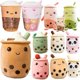 thumbnail image 2 of Peluche de té de leche de Boba para niños, juguete de peluche suave, café Latte Americano, sabor a té con leche, almohada de abrazo, bolas, cojín de taza de té Bubo, 2 of 5