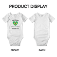 thumbnail image 3 of I'm Proof Mommy Can't Resist Brazilian Guys Baby Bodysuit Baby Clothes (White, 0-3 Months), 3 of 5