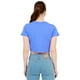 thumbnail image 3 of Playera Crop Básica Manga Corta Para Mujer Quarry Color Azul, 3 of 4