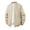 Khaki, variant on Men's Stand Collar Baseball Bomber Jacket, Zip Up Lightweight Casual Windbreaker with Side Pockets Sky Blue