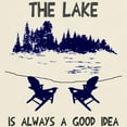 thumbnail image 3 of CafePress - The Lake Is Always A Good Idea Light T Shirt - Men's Classic Graphic T-Shirt, 3 of 4