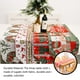 thumbnail image 4 of Inteprter Caminos de de Navidad Tela bordada Cómodos manteles individuales resistentes al desgarro Escritorio Impreso Mantel Diseño Adornos de Kits de decoración para fiestas Alce blanco rojo Inteprter HA068983-08, 4 of 6