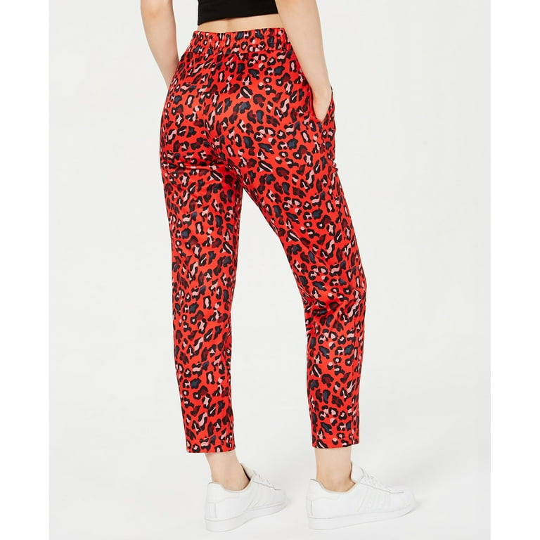 Leopard print clearance track pants