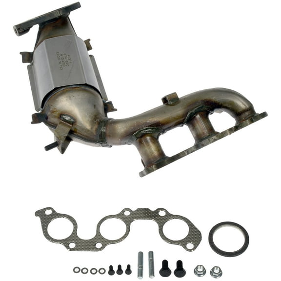 Dorman 674-820 Rear Catalytic Converter with Integrated Exhaust Manifold for Specific Toyota Models, Natural
