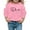 1#Pink, variant on Byoo Toddler Girls Graphic Sweatshirt Casual Long Sleeve Crew Neck Pullover Sweatshirt