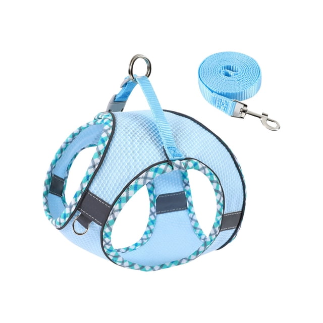 Precio sorpresa!Correa para gato, estilo chaleco, perro pequeño que camina con correa para gato, correa exterior para el pecho para evitar resbalones